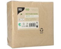 Serviette, 330 x 330 mm, 3 couches, naturel