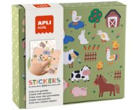 Jeu de gommettes 'Les animaux et leur habitat'