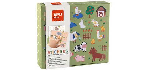 Jeu de gommettes 'Les animaux et leur habitat'