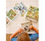 Jeu de gommettes 'Les animaux et leur habitat'