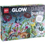 Puzzle 'GLOW IN THE DARK Flower', 204 pièces