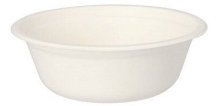 Kom suikerriet 'puur', 500 ml, wit