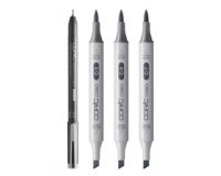 Marqueur ciao, kit 3+1 SHADE 'Dark Cool Gray'