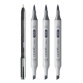 Markeerstift ciao, set 3+1 SHADE 'Dark Cool Gray'