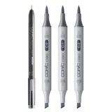 Markeerstift ciao, set 3+1 SHADE 'Light Cool Gray'