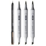 Marker ciao, set 3+1 SHADE 'Dark Warm Gray'