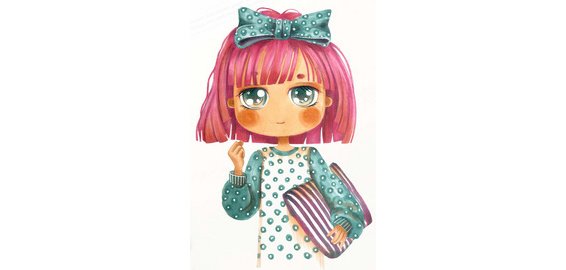 Marqueur ciao 'LAYER & MIX Manga Starter Set', Vibrant