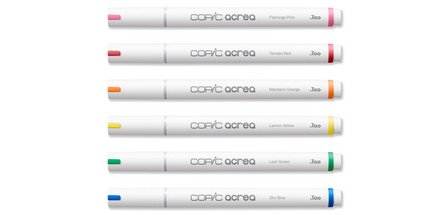 Marqueur acrea 'Vivid', set de 6