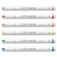 Marqueur acrea 'Vivid', set de 6