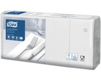 TORK Serviette de bistro SOFT, 328x325 mm, 2 couches, blanc