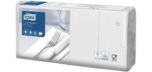 TORK Serviette de bistro SOFT, 328x325 mm, 2 couches, blanc