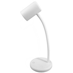 Lampe de bureau à LED LOU, pied, blanc