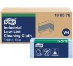 TORK Chiffon de nettoyage industriel, 390 x 324 mm, bleu