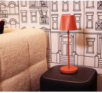AVA LED desk lamp with battery, base