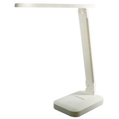 Lampe de bureau à LED et batterie KAPA, pied, blanc