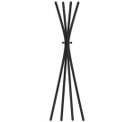 Portemanteau TOTEM, hauteur: 1.750 mm, noir