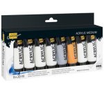 Acrylique SOLO Goya Medium, 20 ml, set de 8