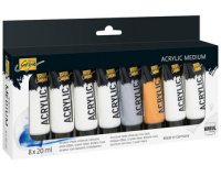 Acrylique SOLO Goya Medium, 20 ml, set de 8