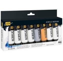 Acrylique SOLO Goya Medium, 20 ml, set de 8