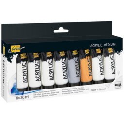 Acrylique SOLO Goya Medium, 20 ml, set de 8