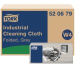 TORK Chiffon de nettoyage industriel, 415 x 355 mm, gris