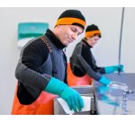 TORK Chiffon de nettoyage industriel, 415 x 355 mm, gris