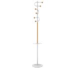 Portemanteau STUDIO, hauteur: 1.750 mm, blanc/hêtre