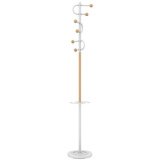 Portemanteau STUDIO, hauteur: 1.750 mm, blanc/rouge