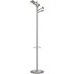 Portemanteau BOURGEON, (H)1.740 mm, gris métallisé