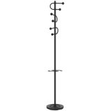 Portemanteau STUDIO, hauteur: 1.750 mm, noir
