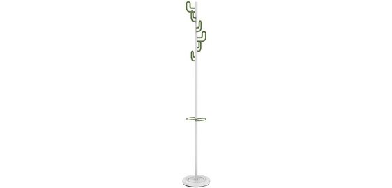 Portemanteau CALIFORNIA, (H) 1.750 mm, blanc/vert
