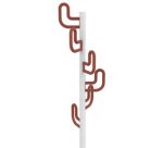 CALIFORNIA Coat Rack, (H) 1,750 mm, white/green