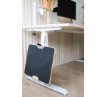 Repose-pieds à bascule BALANCY, noir/bois