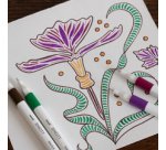 Feutres EMOTT, set de 5 'Secret Garden'