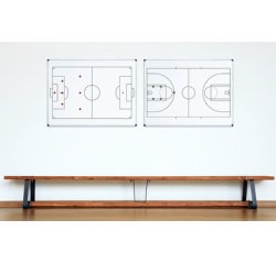 Tableau blanc mural terrain de football, A4