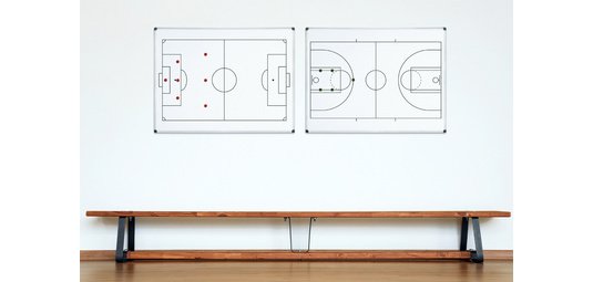 Tableau blanc mural terrain de football, A4