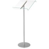 Pupitre, transparent/argent