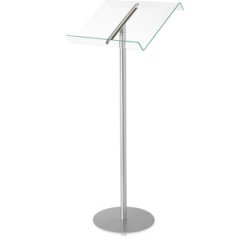 Pupitre, transparent/argent