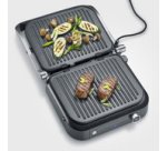 Gril électrique SEVINI Pro KG 2395, argent/noir