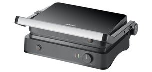 Gril électrique SEVINI Lite KG 2398, verre/noir