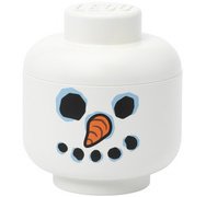 STORAGE HEAD SNOWMAN Box, S, white