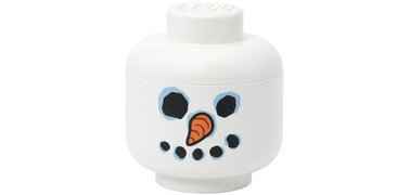 STORAGE HEAD SNOWMAN Box, S, white