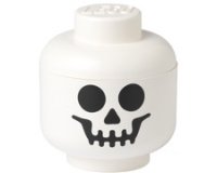 STORAGE HEAD SKELETON, S, white