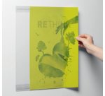 Support d'information rPET, A3, transparent