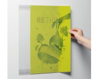 Support d'information rPET, A3, transparent