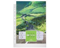 Pochette perforée PREMIUM, A4, rPP, transparent