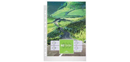 Pochette perforée PREMIUM, A4, rPP, transparent