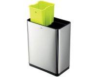 Poubelle à capteur 'NO TOUCH DUO', 2 x 20 litres