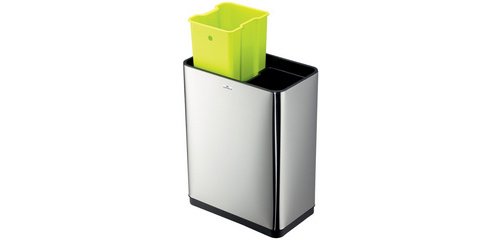 Poubelle à capteur 'NO TOUCH DUO', 2 x 20 litres