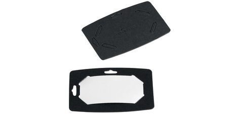 Porte-badge en papier recyclé, 40 x 75 mm